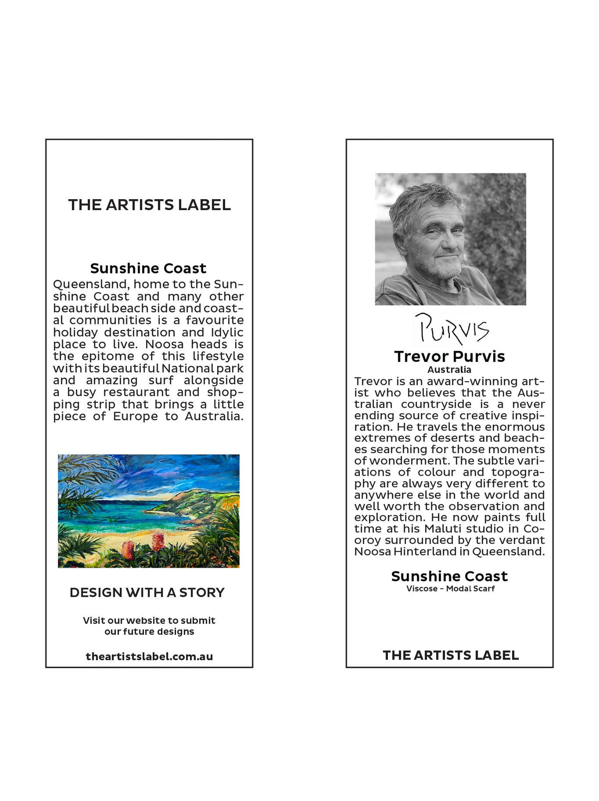 The Artists Label Sunshine Coast Scarf (Print)