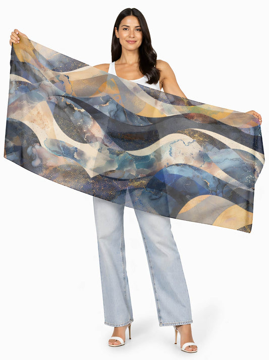 The Artists Label Celestial Waves Scarf (Print)