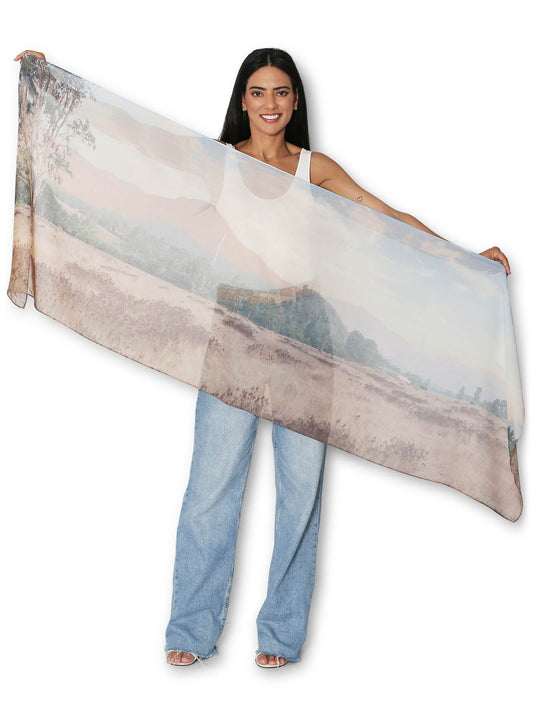 THE ARTISTS LABEL KIEWA VALLEY AUTUMN SCARF (Print)