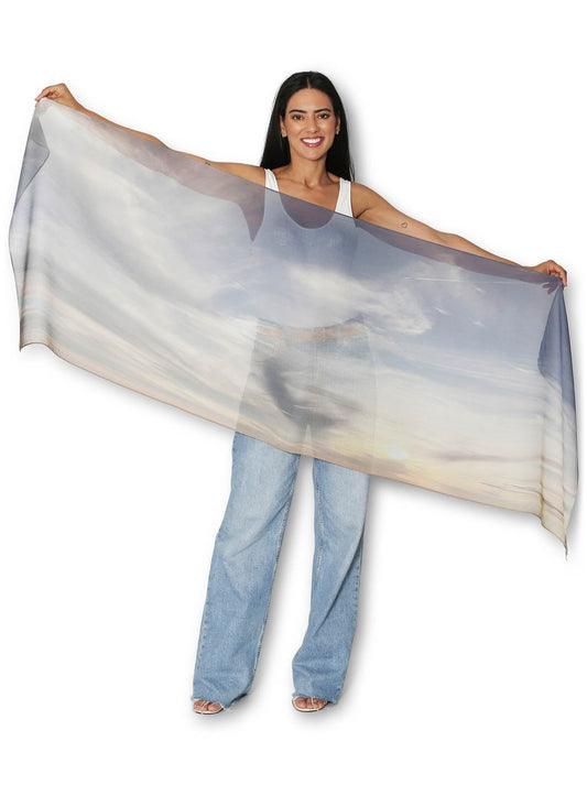 THE ARTISTS LABEL ANNA BAY SUNSET SCARF (Print)