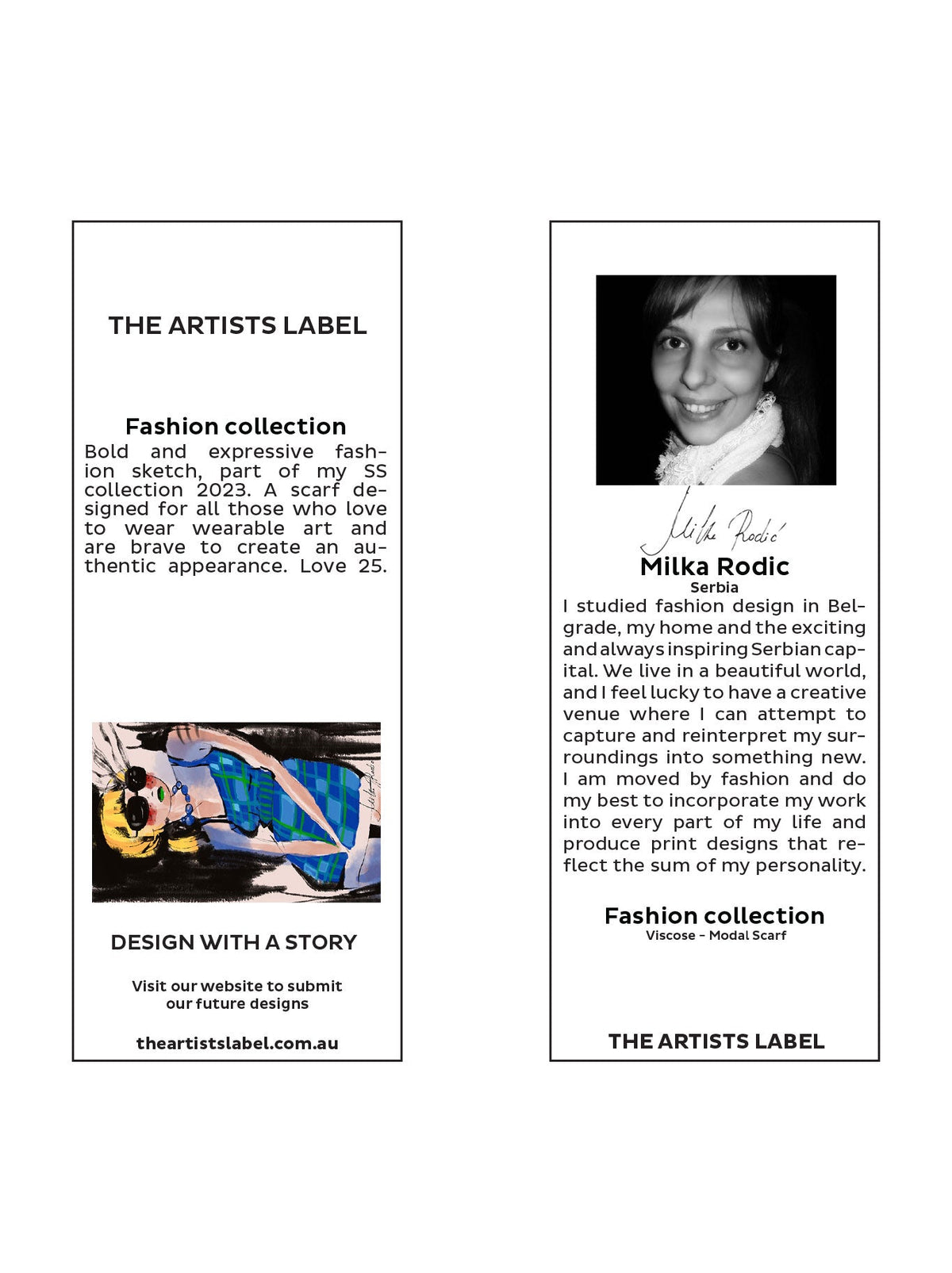 The Artists Label Fashion Collection Scarf (Multi)