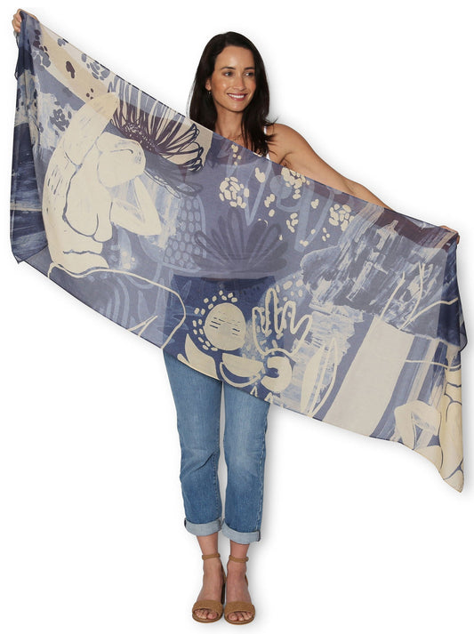 THE ARTISTS LABEL EVENING IN PORTUGAL SCARF (Print)