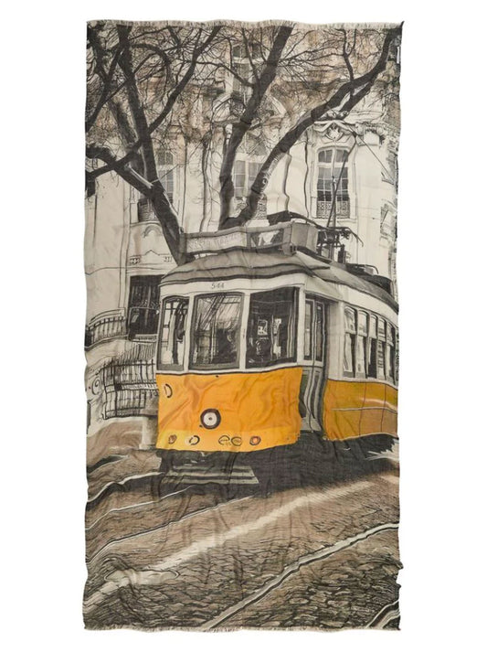 The Scarf Company Lisbon Attractions Luxe Scarf (Print)