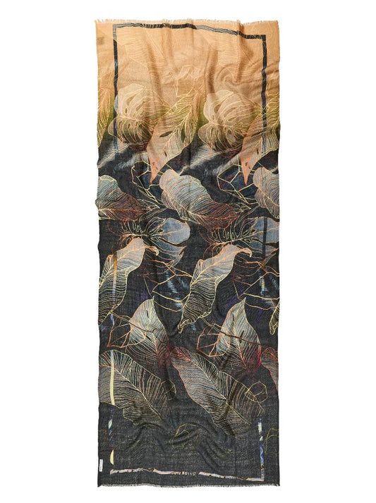 THE SCARF COMPANY BESS WOOL SCARF (Floral)