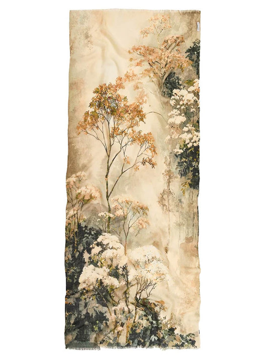 THE SCARF COMPANY MELINA WOOL SCARF (Floral)