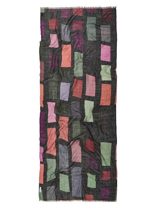 THE SCARF COMPANY SIMONE WOOL SCARF (Geometric)