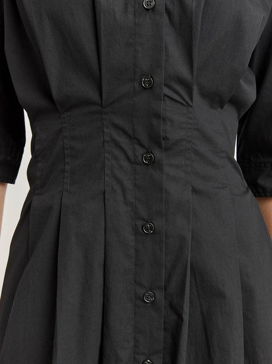 TOORALLIE FITTED WAIST DRESS (Black)