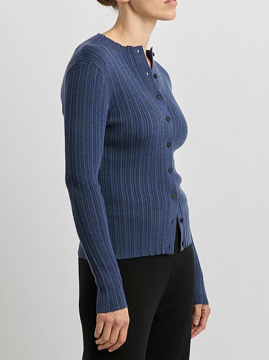 Toorallie Variegated Rib Cardi (Galaxy)
