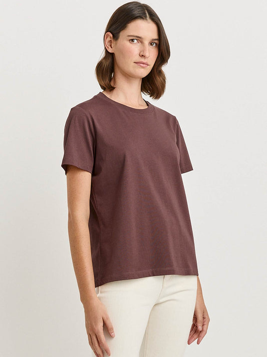 TOORALLIE CLASSIC ORGANIC COTTON TEE (Cacao)