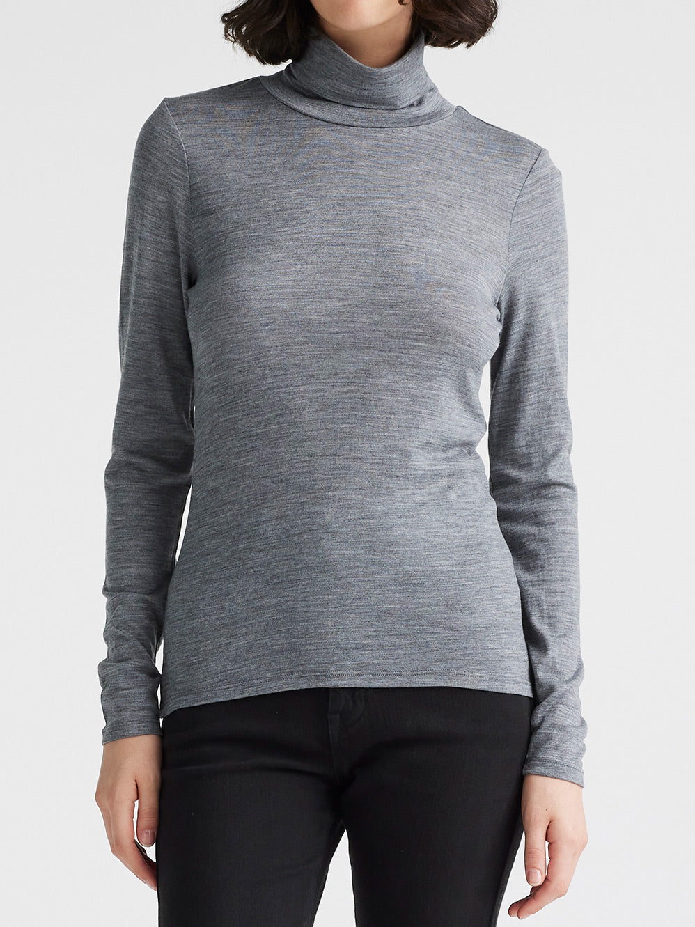 Toorallie Merino Turtleneck Tee (Cedar Green)