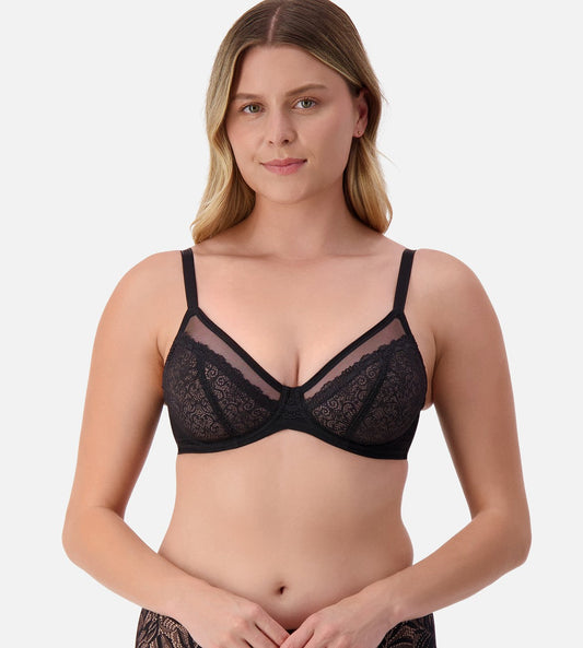 Triumph Sheer Minimiser Bra (Black)