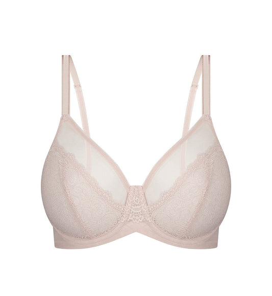 Triumph Sheer Minimiser Bra (Nude Pink)