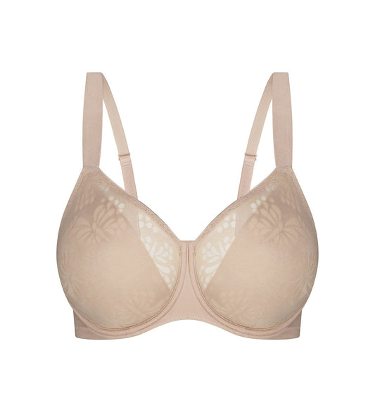 Triumph Lacy Minimiser Bra (New Beige)