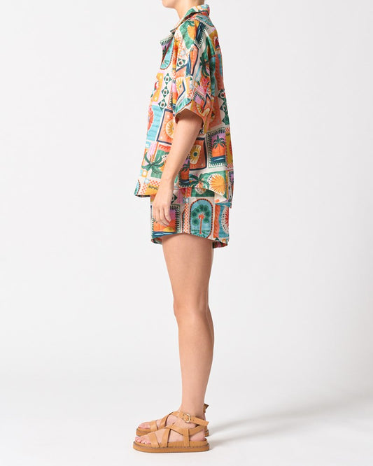 Walnut Melbourne Tropez Shirt (Spicy Summer)