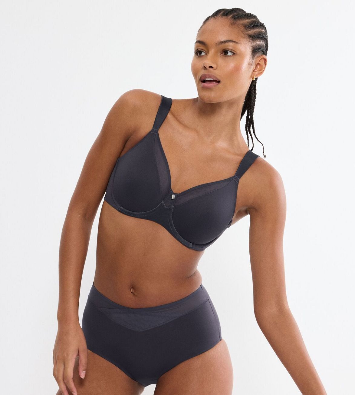 Triumph True Shape Sensation Minimiser Bra (Ink Gray)