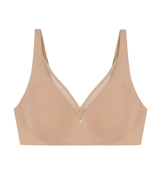 Triumph True Shape Sensation Wirefree Bra (Beige)