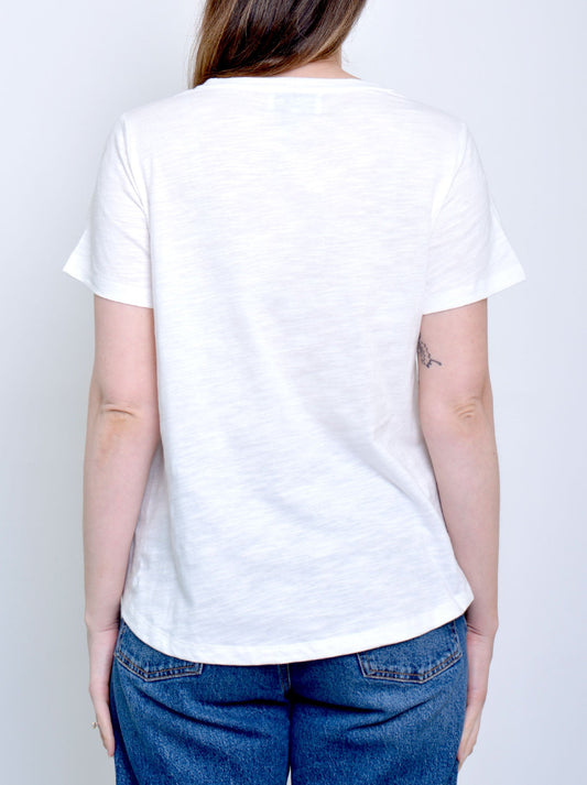 TWO-T'S DOUBLE TRI TEE (White)