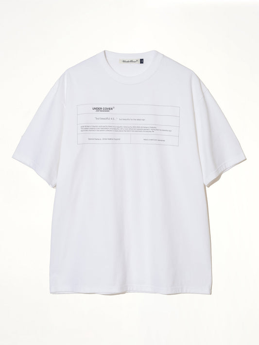 UNDERCOVER "But Beautiful" T-Shirt (White)
