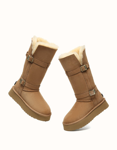 UGG EVERAU® Tall Valerie Boots (Chestnut)