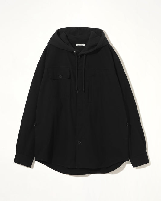 UNDERCOVER Hooded Blouse (Black)