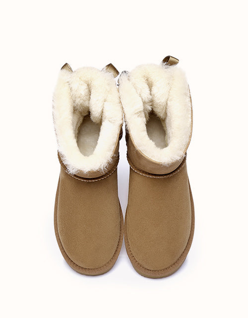 Ugg Urban Mini Back Bow Boots (Chestnut)