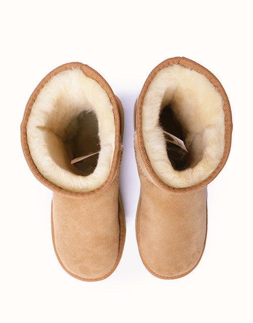 Urban UGG® Short Platform Boots (Chestnut)