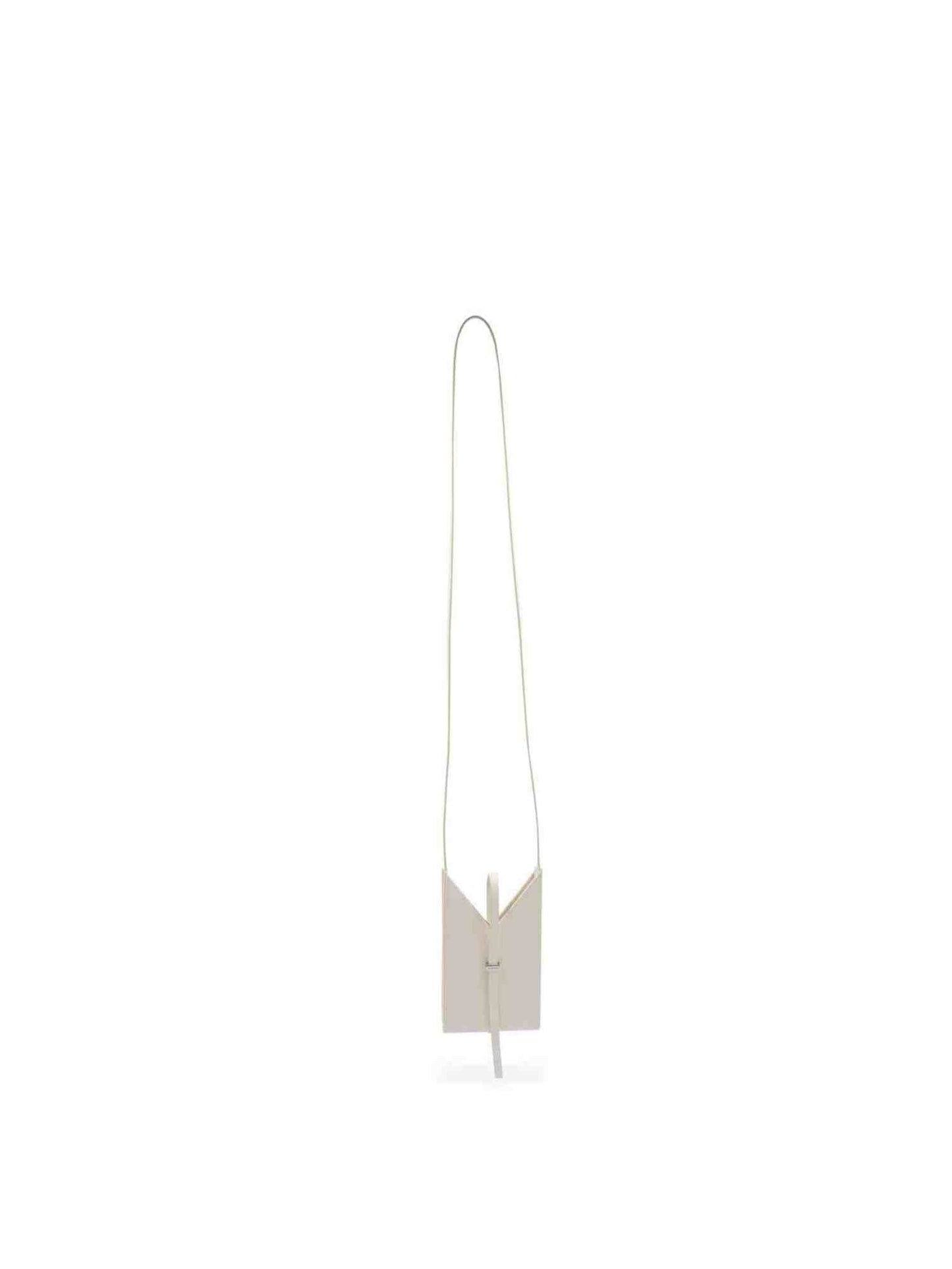 Image of Wallets & Money Clips. Productname: GIVENCHY Cut Out Phone Pouch in WHITE colour by brand - GIVENCHY