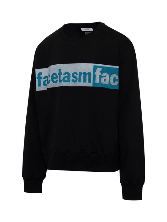 FACETASM Logo Print Xxl Sweat (Black)