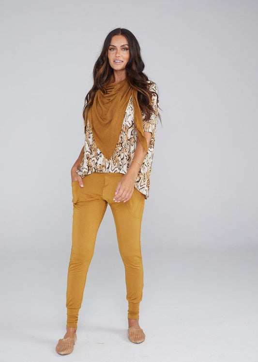 Lou Lou Sassoon Cashmere/Bamboo Scarf (Cumin)