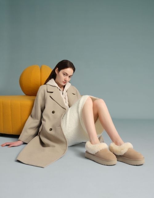 Ugg AUSTRALIAN SHEPHERD® Clarrie Platform (Chestnut)