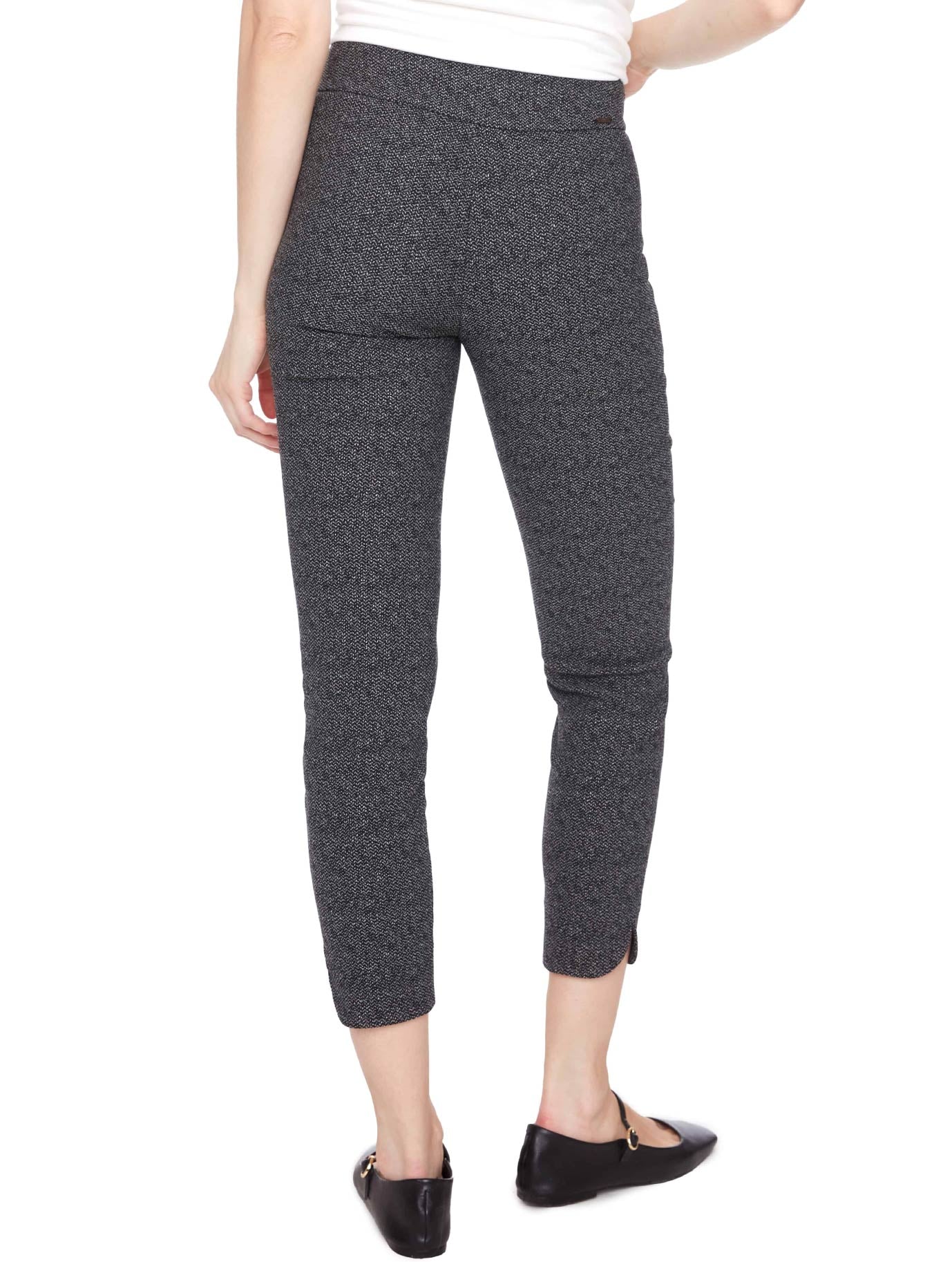 UP! TECHNO PETAL-SLIT ANKLE PANT (Alloy)