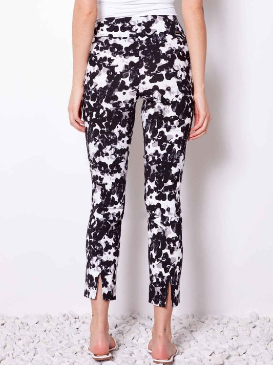 UP! BOTANIC BLACK TECHNO ANKLE PANT (Botanic Black Print)