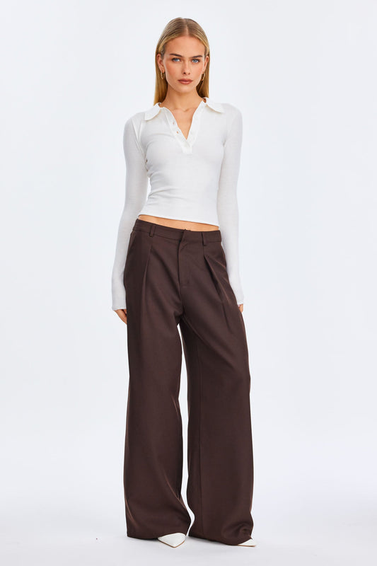 SNDYS VEDA LONG SLEEVE TOP (White)