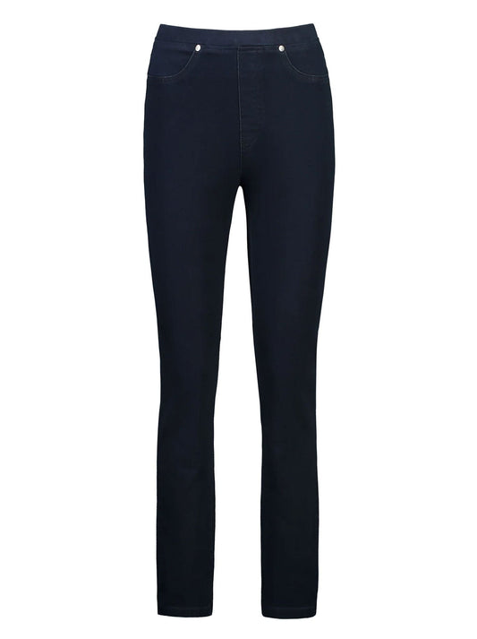 Vassalli Slim Leg Pull On Denim Pant (Indigo)