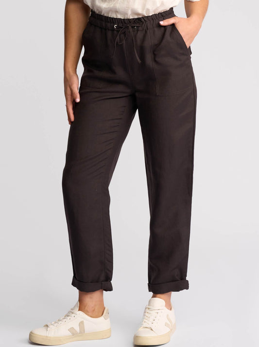 VASSALLI OXFORD SLIM LEG ANKLE GRAZER (Chocolate)