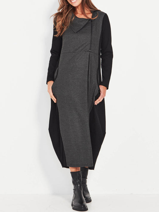 VERGE AXIS DRESS (Black)