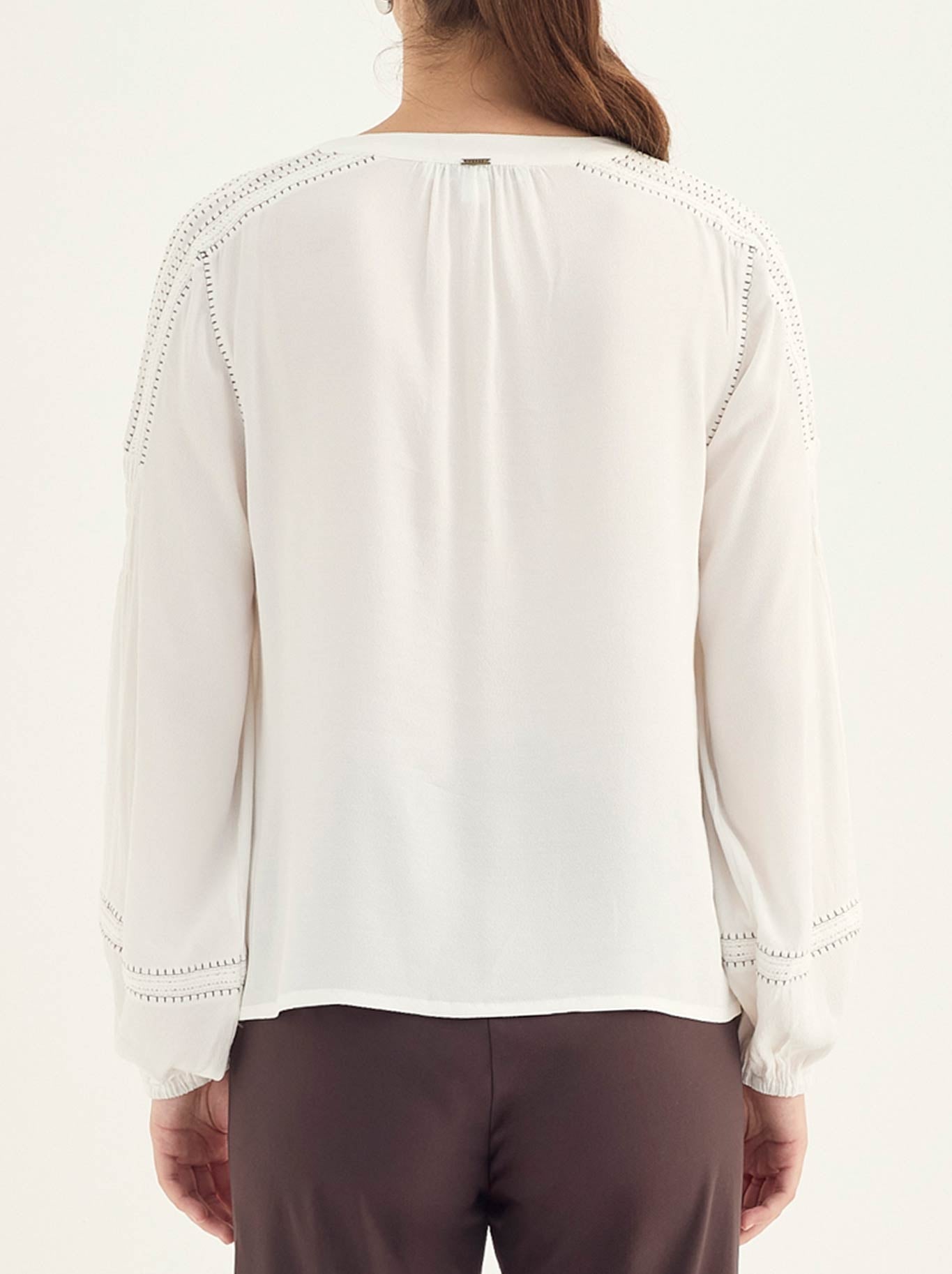 Verge Myra Blouse (Chalk)