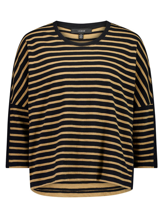 VERGE SCENIC TOP (Black/Caramel)