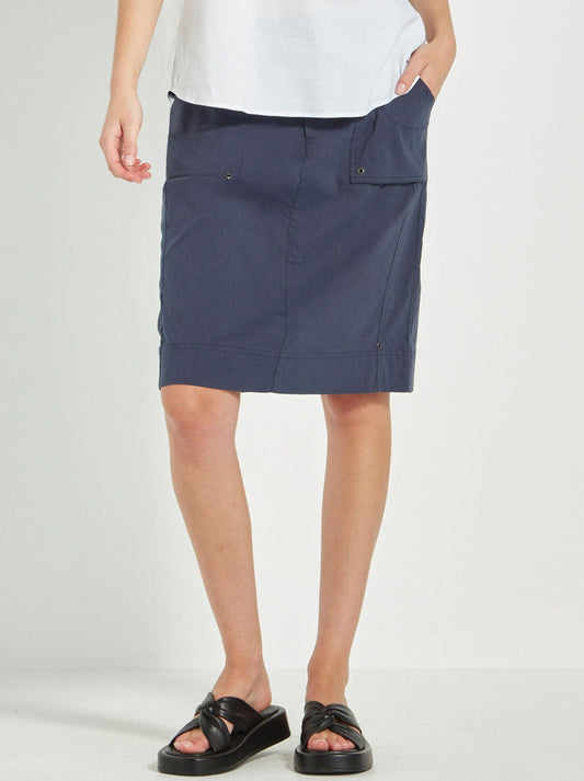 Verge Acrobat Legion Skirt (Denim Marle)