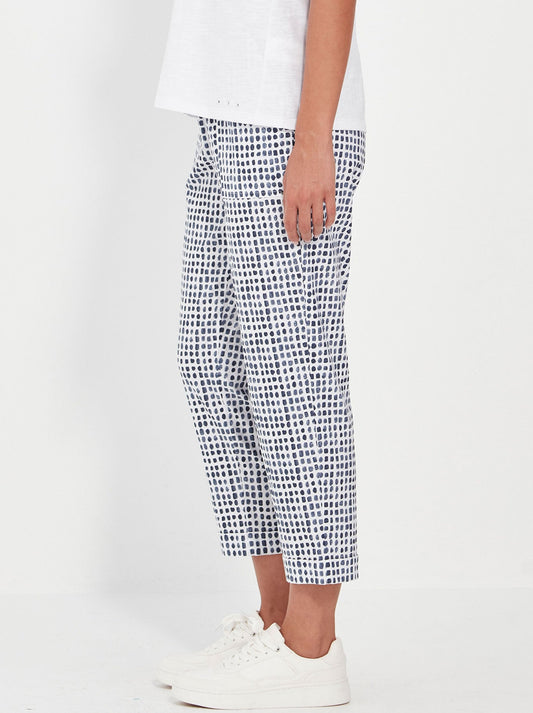 VERGE ACROBAT TILE ESSEX PANT (Denim Print)