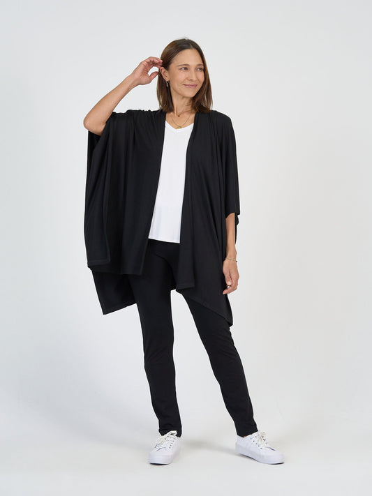Lou Lou Supreme Bamboo Travel Wrap (Black)