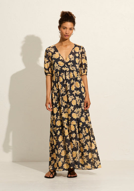 Auguste The Label Lillian Maxi Dress (Black)