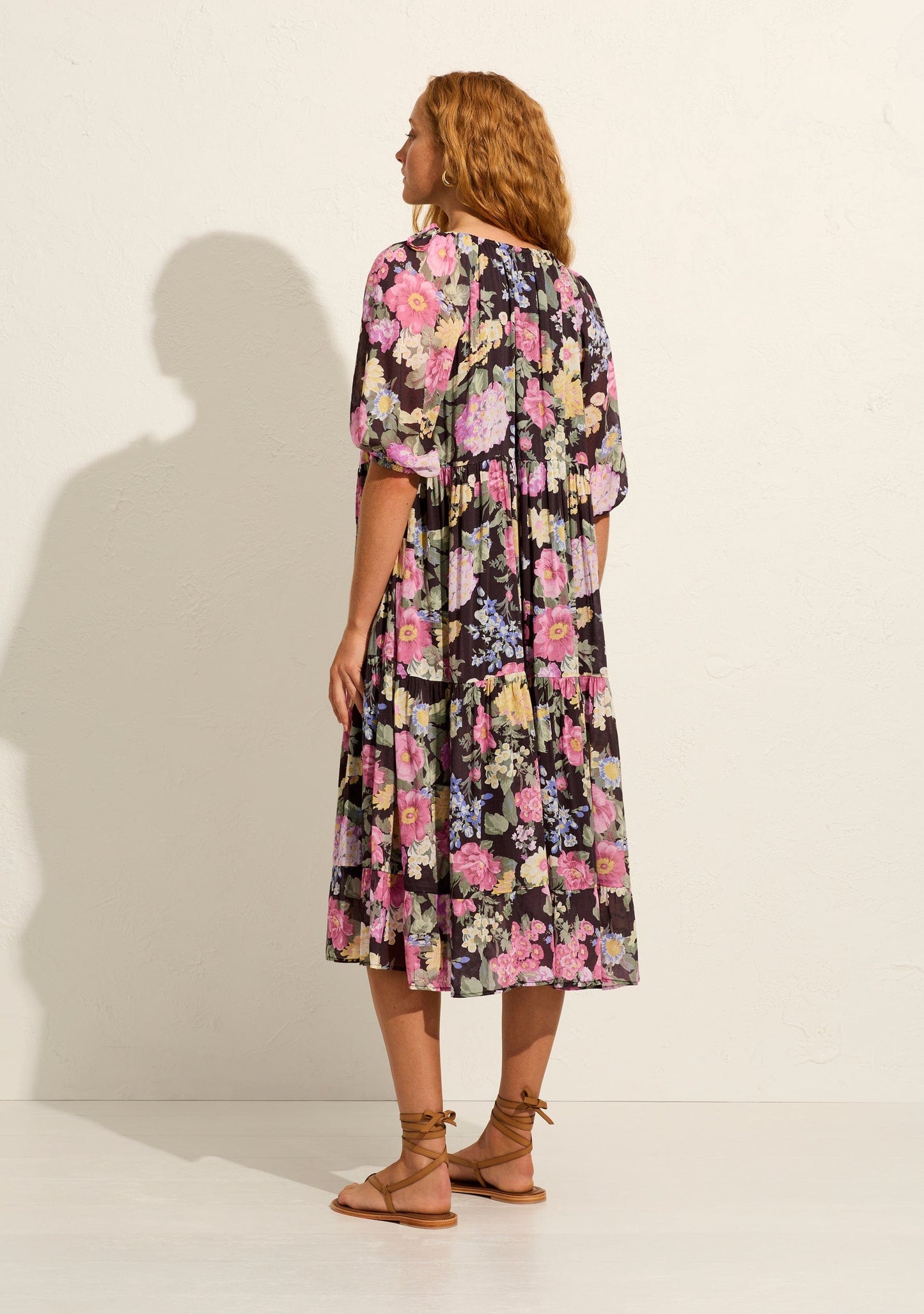 Auguste The Label Daphne Midi Dress (Black)