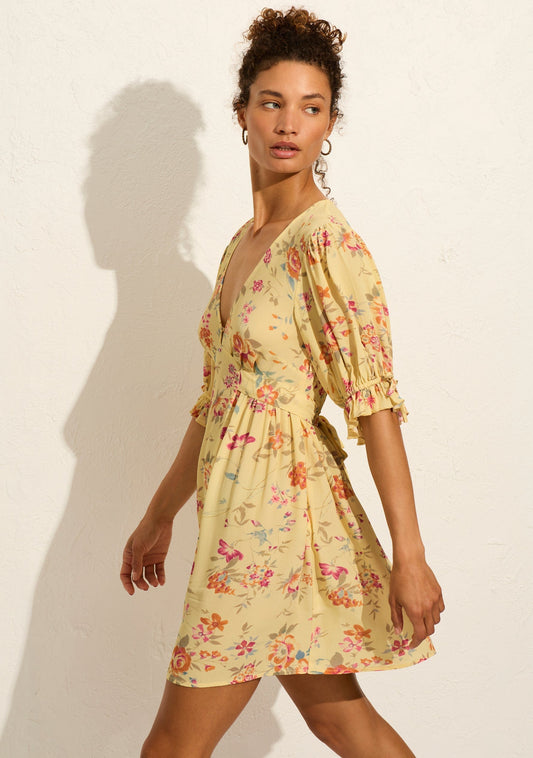 Auguste The Label Nereida Mini Dress (Yellow/Orange)