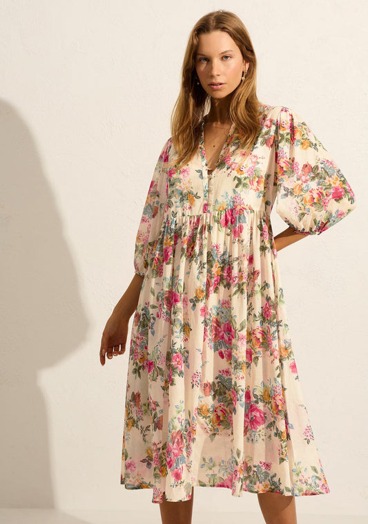 Auguste The Label Amaya Midi Dress (Floral Print)