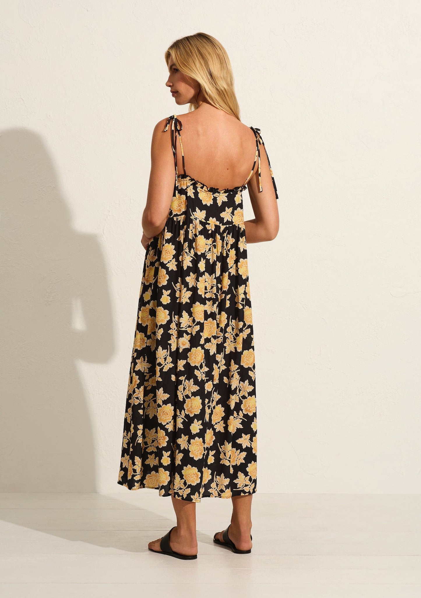 Auguste The Label Cameo Midi Dress (Black)