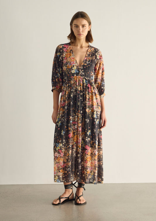 Auguste The Label Ellis Midi Dress (Black)