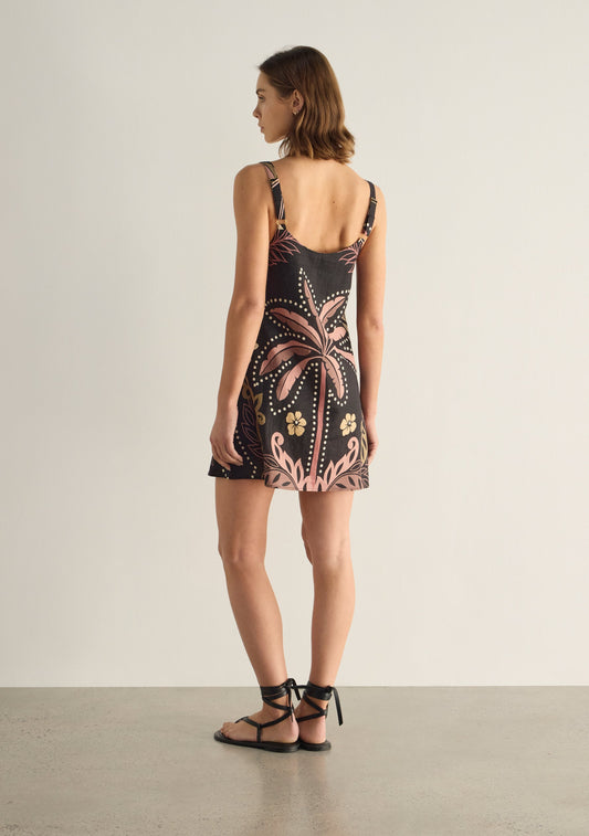 Auguste The Label Marina Mini Dress (Black)