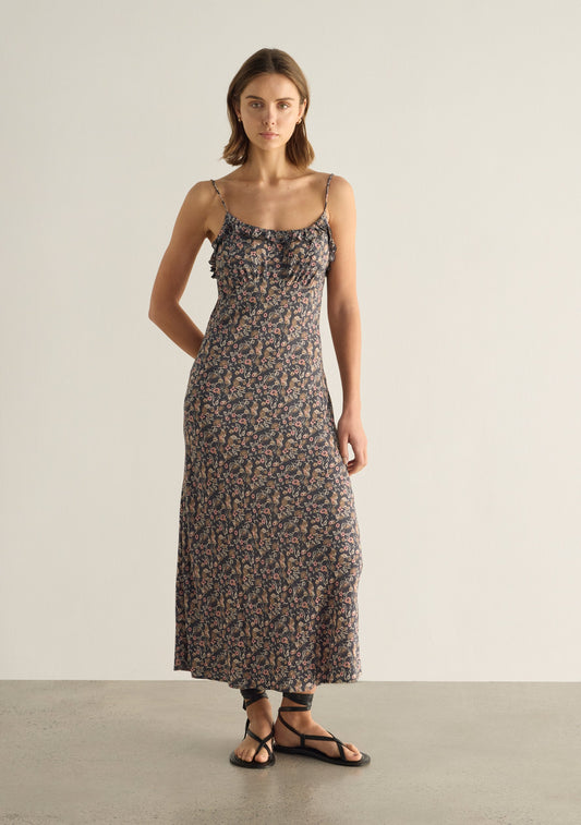 Auguste The Label Liss Midi Dress (Black)