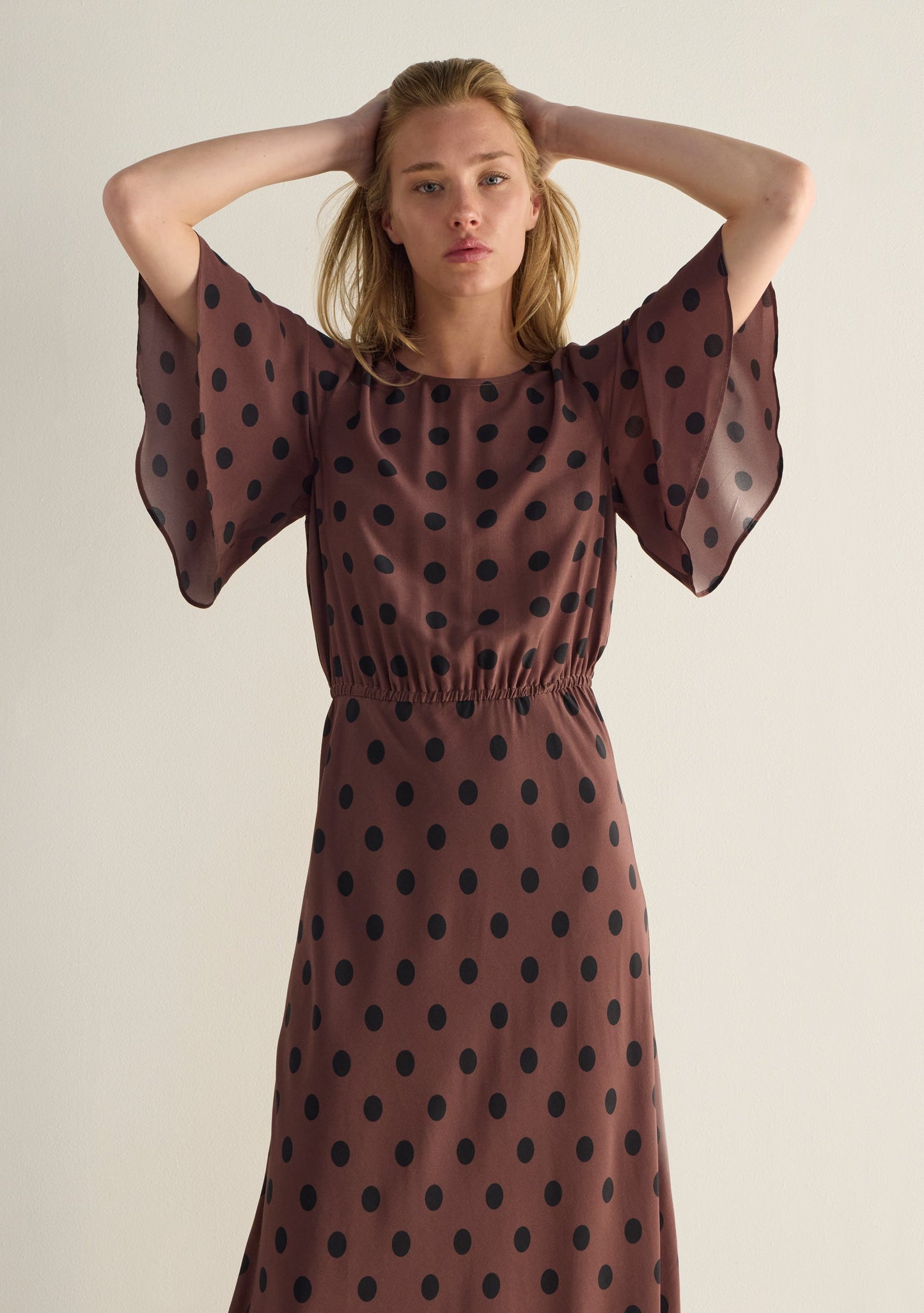 Auguste The Label Alexandria Maxi Dress (Tan/Brown)
